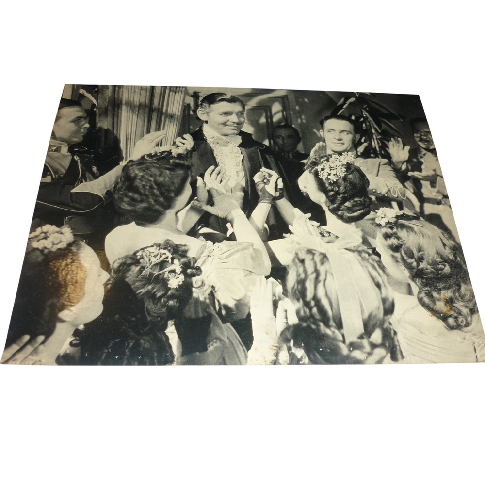 Vintage 1973 Freelance Late Show Clark Gable‎ Birthday Card Gone With The Wind